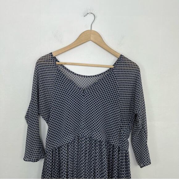 Camilla & Marc Kingston Mosaic Print Blue Dress Size 2 - Picture 7 of 15